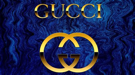 blue gucci wallpaper